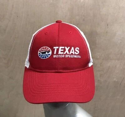 Gorra Texas Motor Speedway roja/blanca sombrero de camionero malla con tirantes Foto 1 de 4