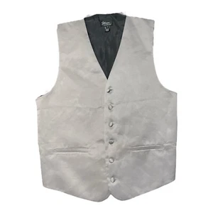 Steven Land Mens Gray Button Front Vest Size Medium - Picture 1 of 6