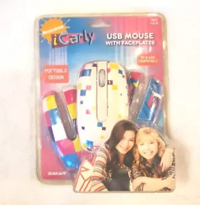 Vintage Nickelodeon iCarly Maus und 3 Abdeckplatten tragbares Design - Bild 1 von 7
