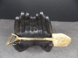 Large Brass 7" Shovel Decor piece - Picture 1 of 8
