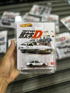 Hot Wheels CUSTOM Initial D Toyota AE86 Trueno Premiumš„Most Wanted Collection - Picture 1 of 5