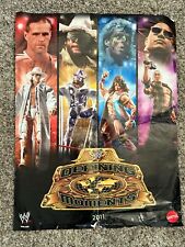 WWE MATTEL DEFINING MOMENTS 16 x 21 double sided Poster 2010 FIGURE LINE