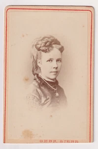 CDV Geb.Siebe/Breslau - Hélène Wilhelmine, fille du Général Wilhelm von Tümpling - Imagen 1 de 2