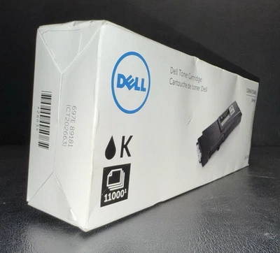 New Sealed, Genuine OEM, Dell 1KTWP, Extra High-Yield, 11000 Pages, Black Toner - image 1 of 4