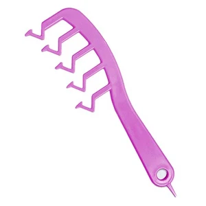 Z Shaped Wide Tooth Comb Professional Portable Home Salon Hair Detangling St BAK - Bild 1 von 1