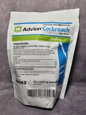 Приманка для тараканов Advion 68663 Arena — 12 штук новая запечатанная. Быстро 🚢  - Изображение 1 из 4