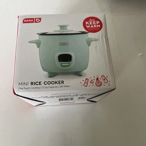 Mini Arrocera Vaporera DASH con Olla Antiadherente Extraíble, Capacidad 2 Tazas Nueva - Imagen 1 de 9
