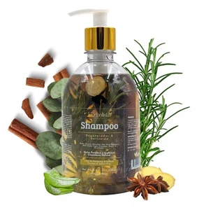 Herbalista Kräutershampoo 500ml mit echten Stück Rosmarin, Zimt, Anis, Nelken - Bild 1 von 3