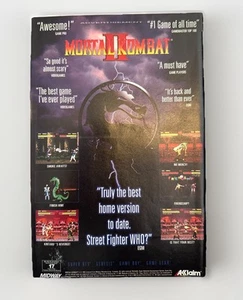 Mortal Kombat II 2 Vintage Video Game Print Ad/Poster Nintendo Sega 90s - Picture 1 of 1