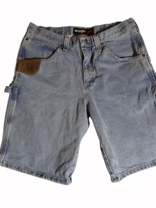 Pantalones cortos de mezclilla Wrangler Riggs ropa de trabajo carpintero para hombre 33 azules ropa de trabajo resistente - Imagen 1 de 14