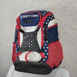 Easton Walk-Off NX Backpack Baseball Gear USA American Flag HTF Red White Blue - Picture 1 of 16