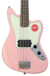 Squier Affinity Series Jaguar Bass H - Shell Pink, Sweetwater Exclusive - Picture 1 of 8