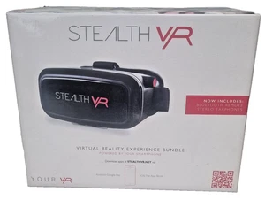 Stealth VR Headset Experience Bundle VR100 Black Ex-Display - Picture 1 of 6