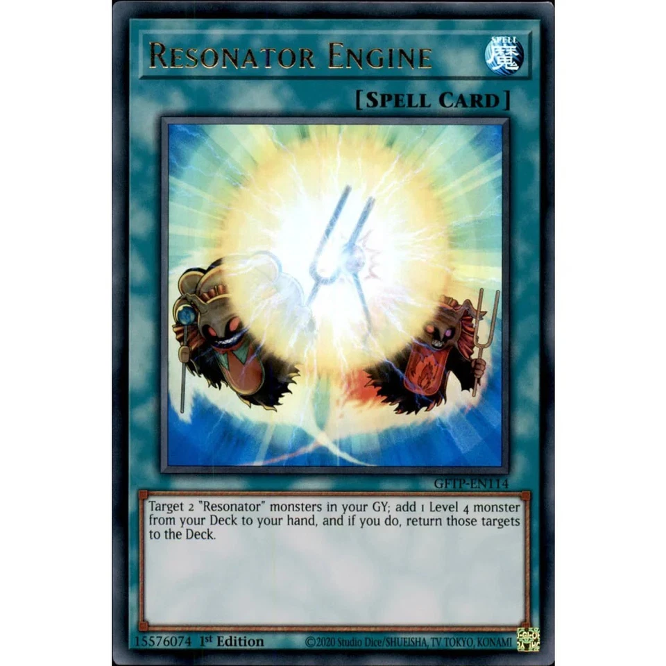 GFTP-EN114 Resonator Engine Ultra Rare 1st Edition Near Mint YuGiOh TCG - Image 1 of 1