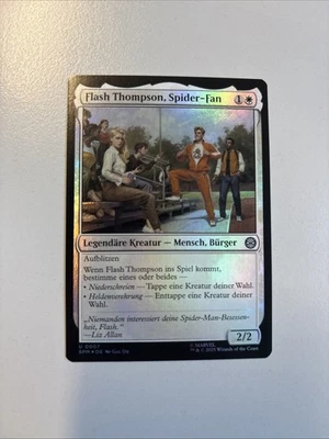 Flash Thompson, Spider Fan Magic The Gathering Foil U0007 SPM Uncommon  - Bild 1 von 3