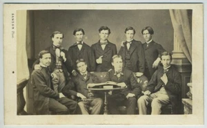 CDV 1864 Samson à Paris. Classe de Philosophie à Notre-Dame-des-Champs. Ecole. - Picture 1 of 2