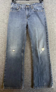 Levi Strauss Signature Boys Bootcut Blue Jeans Adjustable Waist Size 14 Regular - Picture 1 of 19