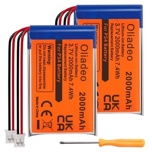 2-Pack PS4 Controller Battery Replacement: Compatible with Dualshock 4 Batter... - Picture 1 of 6
