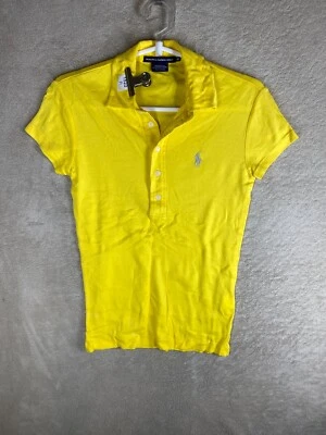 Ralph Lauren Golf Polo T-Shirts Top Size XS Mens Yellow Logo Short Sleeve - Image 1 of 4