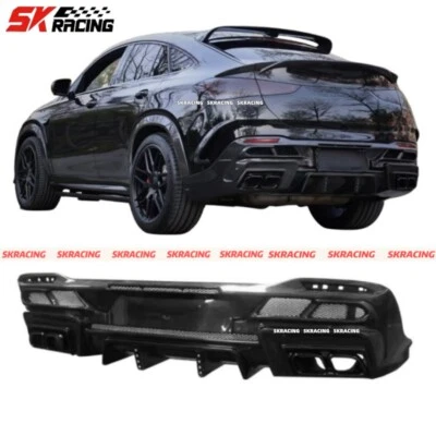 Difusor de parachoques trasero de fibra de carbono para Mercedes Benz GLE53 GLE63 cupé 2021-2024 Foto 1 de 4