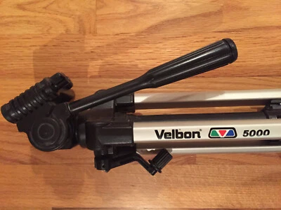 Velbon 5000 Tripod Lightweight Aluminum 56" Stand w/ 3-Axis Pan Head & QR Plate - Image 1 of 4