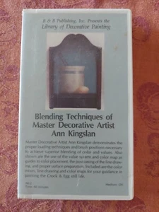 ANN KINGSLAN BLENDING CROCK EGG OIL PAINT LESSON INSTRUCTIONAL VIDEO VHS 1988 - Picture 1 of 9
