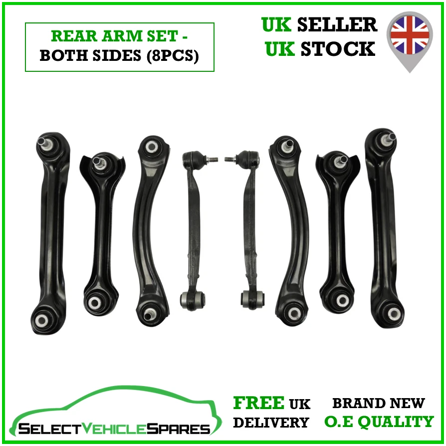NEW MERCEDES CLK W209 / SLK R171 REAR SUSPENSION WISHBONE CONTROL ARM SET x8 - Image 1 of 2