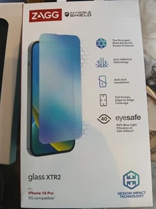 NEW ZAGG InvisibleShield Glass XTR2 Screen Protector Apple iPhone 14 Pro -SEALED - Picture 1 of 1