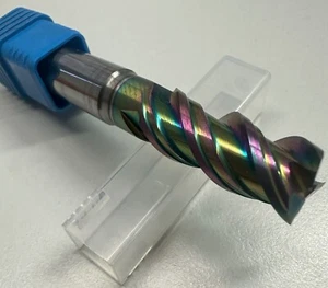 1 x NEU VHM -HPC Fräser D12 x30 x 83 Z3 - Regenbogen beschichten (Tac) - Picture 1 of 1