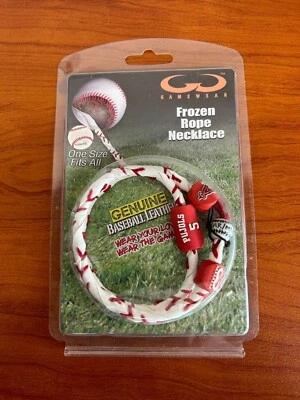 MLB Frozen Rope Necklace Angels Albert Pujols Factory Sealed New In Package - Image 1 of 2
