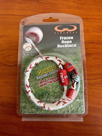 MLB Frozen Rope Necklace Angels Albert Pujols Factory Sealed New In Package Cover