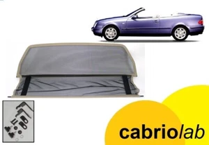 NUOVO Premium CREMA Deflettore Vento MERCEDES-BENZ CLK W208 Cabrio 1989-2001  - Foto 1 di 1