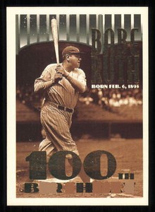 1995 Topps #3a Babe Ruth Baseball Card - - Near Mint or Better