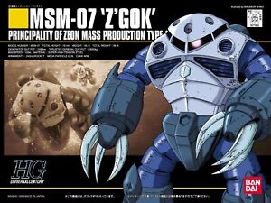 Bandai Spirits Gundam HGUC #6 MSM-07 Z'GOK HG 1/144 Model Kit USA Seller