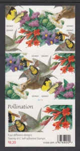 US #4156d Pollination DS Booklet of 20 Self-Adhesive 41 Cent Stamps MNH - Picture 1 of 2