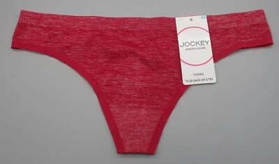 JOCKEY ~ размер S 5 ~ 2284 ~ Berry Bliss вересковый гладкий и блеск бесшовные стринги - Изображение 1 из 3