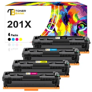4x Toner Kompatibel für HP 201X 201A Color Laserjet Pro MFP M277dw M277n M252dw - Bild 1 von 12