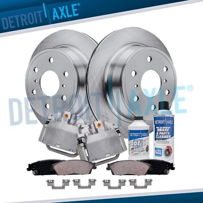 Rear Disc Brake Rotors Calipers & Brake Pads for Silverado Sierra Yukon XL 1500 - Image 1 of 4