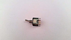 ALCO SWITCH TT11EG-PCV-2 SPDT ON-OFF-ON .4A @ 20VDC TINY TOGGLE HANDLE PC MOUNT - Picture 1 of 2