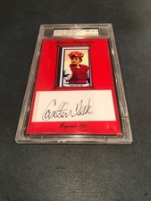 Carlton Fisk 25/100 2014 Historic Autographs Originals 1941 MINI AUTO  NM -MT 8