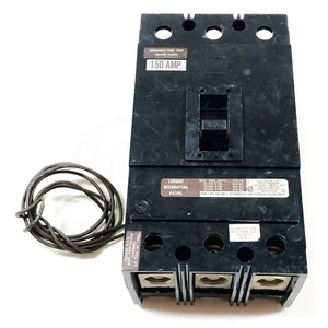 Interruptor de circuito caja moldeada cuadrada D KAL361501121, 150 amperios, 3 polos - Imagen 1 de 6