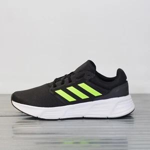 Zapatillas de running premium para hombre Adidas Galaxy 6 negras/fluo IE1974 precio de venta sugerido por el fabricante 69,99 GBP - Imagen 1 de 7