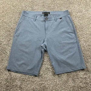 Travis Mathew Shorts Mens 33 Blue Performance Sand Harbor Hybrid Stretch Golf - Picture 1 of 10
