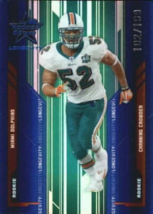 Leaf Rookies and Stars 2005 zafiro longevo #103 Channing Crowder/199 - casi nuevo- como nuevo - Imagen 1 de 2