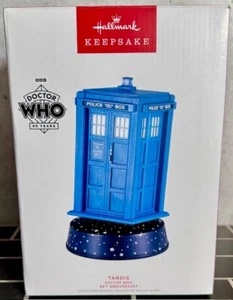 DOCTOR WHO 60th Anniversary TARDIS HALLMARK MAGIC ANDENKEN DEKORATION UNBENUTZT! - Bild 1 von 3