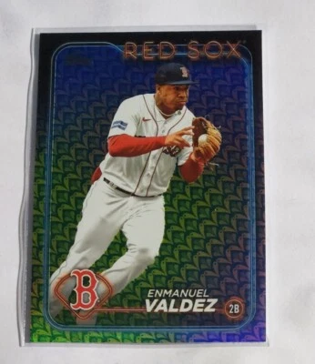 2024 Topps Series 1 Emmanuel Valdez Holiday Easter Foil Insert Parallel #300 - Image 1 of 2