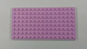 x1 Lego ROSA Placa Base GRUESA Edificio Ladrillo 16 x 8 Puntos Rosa - Imagen 1 de 2