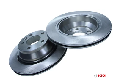 2x Bosch Brake Discs Set Rear Ø 12 3/8in for VW California T5 Transporter 75 - Image 1 of 2