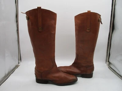 Sam Edelman Penny Brown Leather Back Zip Riding Boots Womens Size 10 M - Image 1 of 4