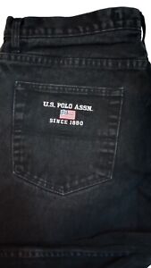 Y2K Denim US Polo Assn Baggy Denim Jeans Mens 36x30 Embroidered Pocket